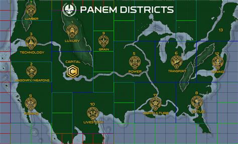 Map:Panem The Hunger Games Wiki Fandom, 56% OFF