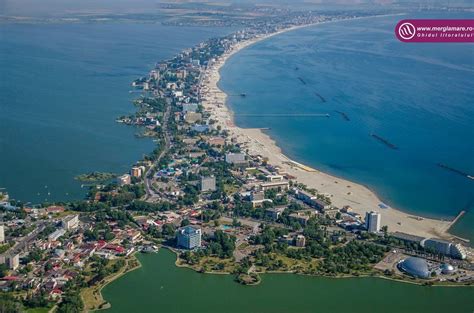 Aerial photo of Mamaia, Romania, tourist resort : europe