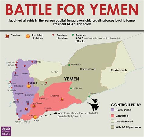 Houthi targets hit by Saudi strikes on Yemen | Al Arabiya English