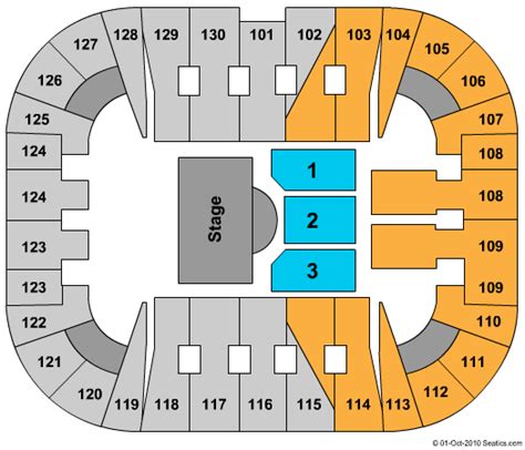 Patriot Center Seating Chart | Patriot Center Event Tickets & Schedule