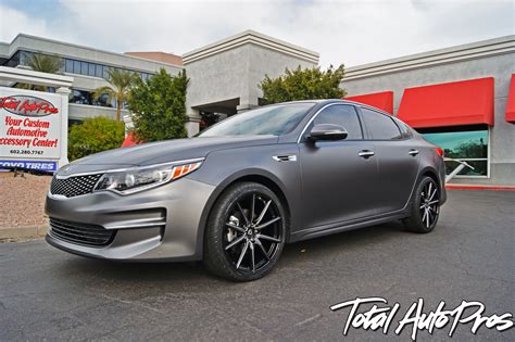 2016 Kia Optima | 20x8.5 Lexani CSS-10 Wheels | 235/35R20 Venezia Crusade HP | 3M Vinyl Wrap ...