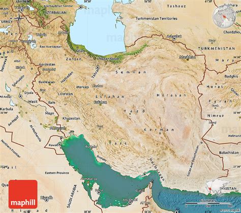 Satellite Map Of Iran - EMARANHADORUFIANO