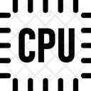 Cpu Icon - Download in Line Style