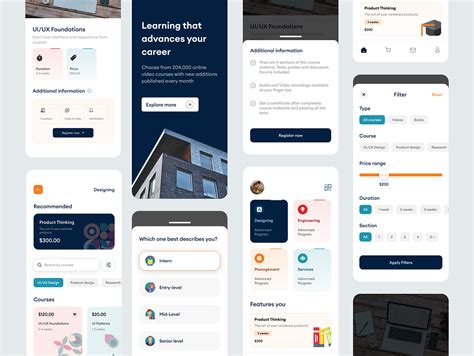 Online Courses Mobile App :: Behance