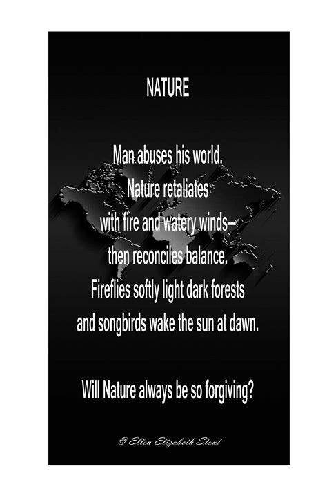 NATURE ... Ellen Stout Words & Poems | Nature quotes, Words, Light in ...