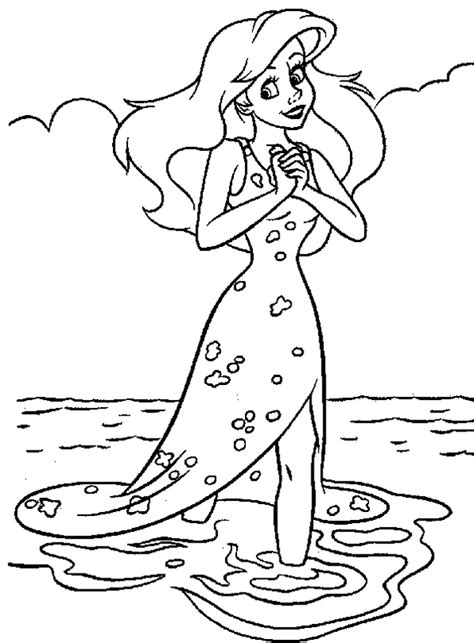 Disney Princess Ariel Coloring Pages