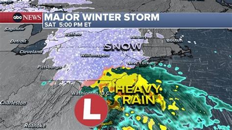 Northeast prepares for snowstorm: Latest forecast - ABC News