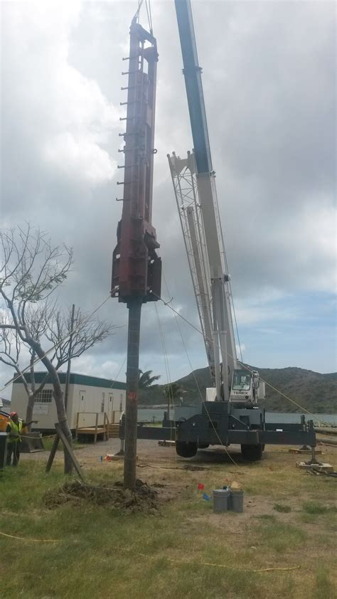 Kelly Construction St. Kitts Timber piles - Kelly Construction St. Kitts