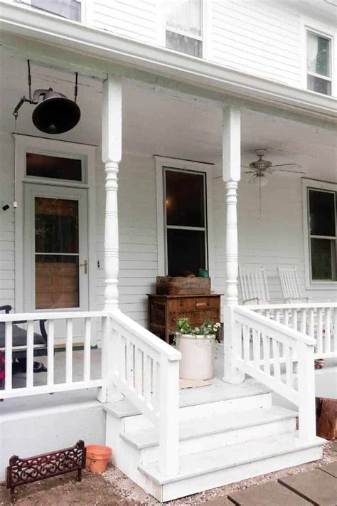 How To Build Front Porch Steps - Farmhouse on Boone