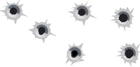 Transparent Background Bullet Hole Png - Free Logo Image