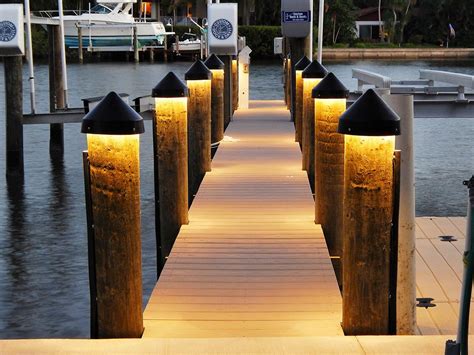 Image result for dock marine lighting | Dock lighting, Dock house, Boat ...