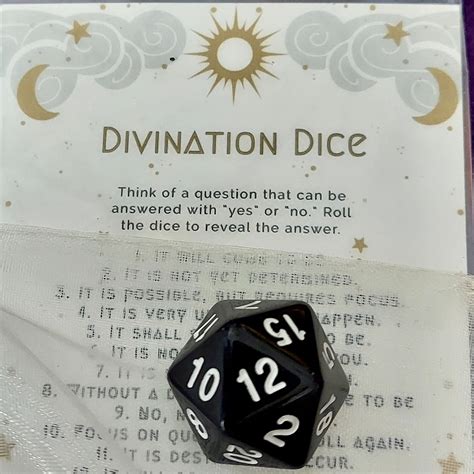 DIVINATION DICE Divination Tool Fortune Telling Kit | Etsy