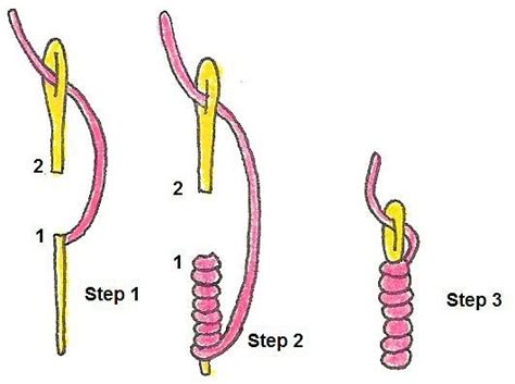 Bullion Knot Stitch - NeedlepointTeacher.com