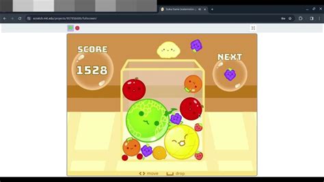Playing suica game on scratch - YouTube