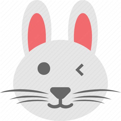 Bunny emoji, bunny face, emoji, emoticon, smirking icon - Download on ...