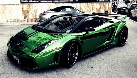 Lamborghini Aventador Chrome Green | www.imgkid.com - The Image Kid Has It!