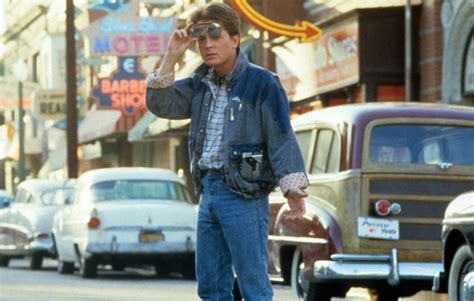 Marty Mcfly Back To The Future 1955 Leather Jacket ...