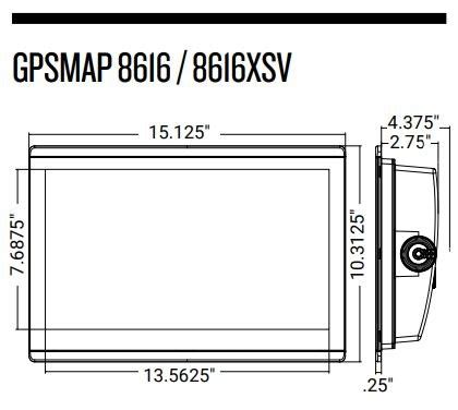 Garmin 8616xsv - REVIEW | COMPARISONS | New & Used