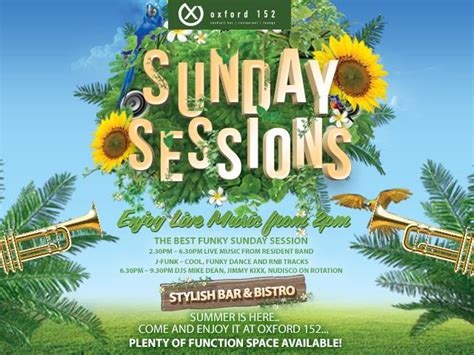 Sunday Sessions Oxford 152 – Sunday 21 June - DJ Mr SparkleDJ Mr Sparkle