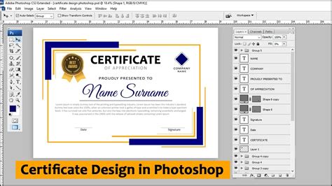 certificate template | Photoshop Tutes