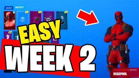 Fortnite Chapter 2 Season 2 Deadpool Challenges Week 2