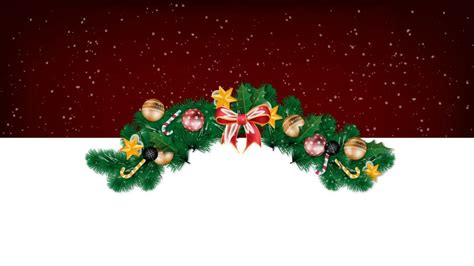 Free Christmas Decoration Background PPT & Google Slides