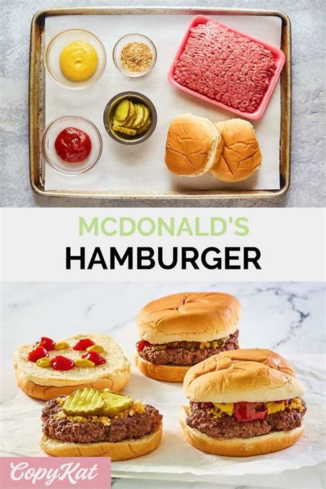 How to Make McDonald's Hamburger - CopyKat Recipes