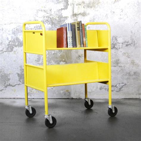 I liked this design on #Fab. Library Book Cart | Book cart, Library ...