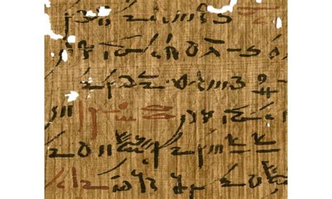 Red and black ink from Egyptian papyri unveil ancient writing practices