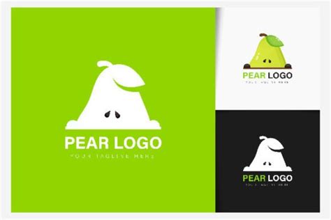 Pear Logo Design Graphic by wayan sandika · Creative Fabrica