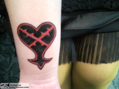 Kingdom Hearts Heartless Tattoo – Geeky Tattoos