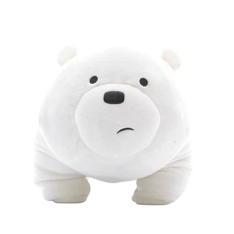 Buy MINISO We Bare Bears 15" Standing Ice Bear Stuffed Animal Toy Soft Plush Toys Pillow for Boy ...