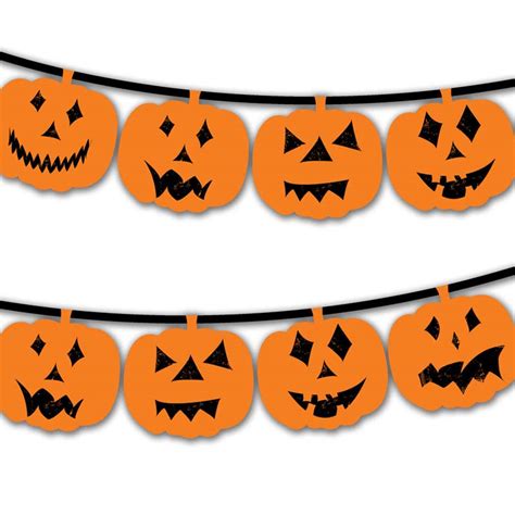 Printable Halloween Pumpkin Decorations