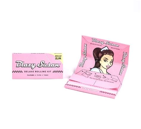 Blazy Susan Pink Rolling Papers - Myrtle Beach Smoke Shop