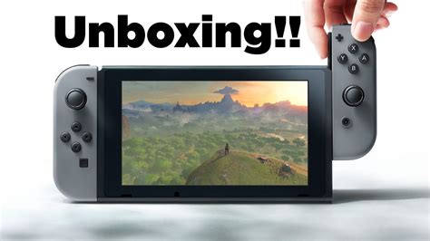 Unboxing Nintendo Switch - YouTube