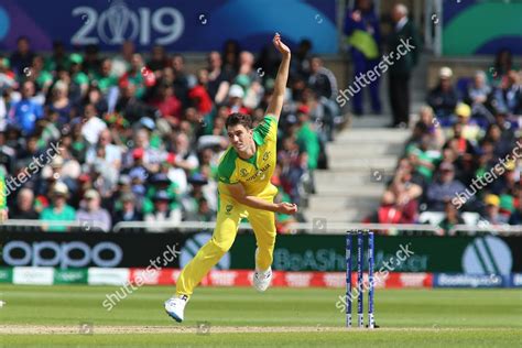 Pat Cummins Australia Bowling During Icc Editorial Stock Photo - Stock ...