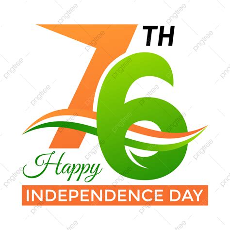 India Independance Day Vector Hd PNG Images, 76th Happy Independence Day India, Independence Day ...