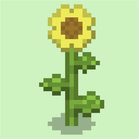 [NEWBIE] [CC] Sunflower - my first attempt at pixel art, criticism welcome! : PixelArt