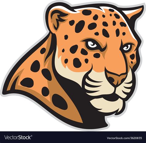 Jaguar head mascot Royalty Free Vector Image - VectorStock