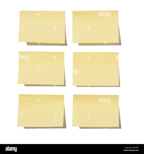 Yellow sticky notes Stock Photo - Alamy