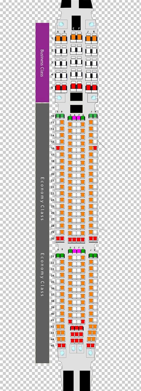 Turkish Airlines A330 Seat Map