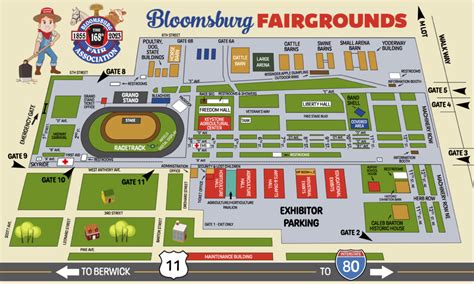 Map | Bloomsburg Fair