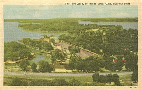 Vintage Travel Postcards: Russells Point, Ohio