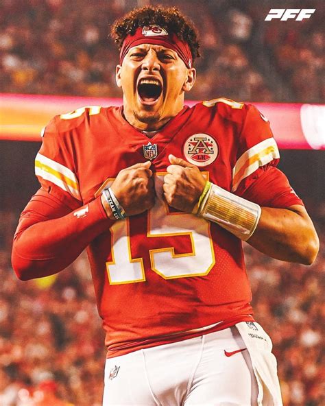 [PFF] Patrick Mahomes: 32 completions gaining 20+ yards. 7 more than ...