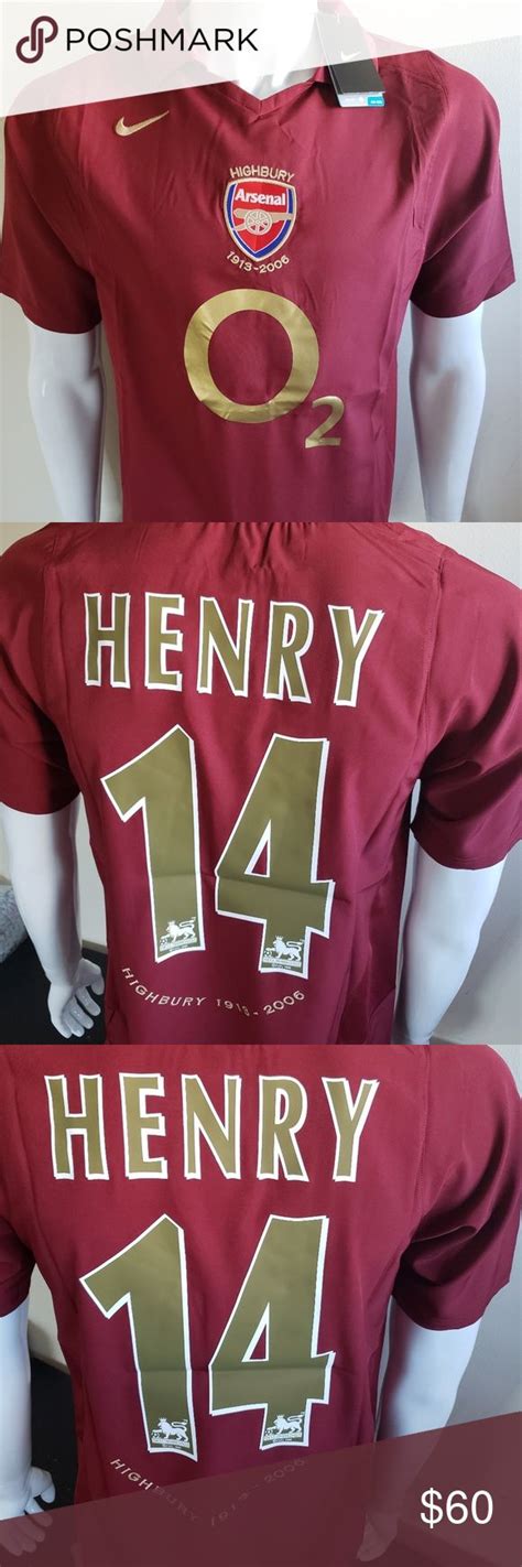 Thierry Henry arsenal Thierry Henry arsenal Jersey Nike Shirts Tees ...