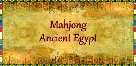 Sponsored Game Review: Mahjong - Ancient Egypt