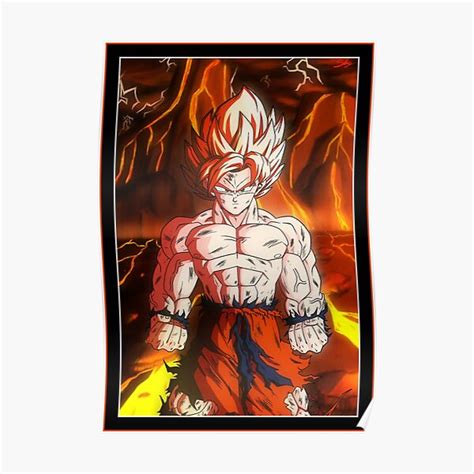 "SSJ Goku - Destroyed Namek - Fanart " Poster for Sale by Skyyrocket ...