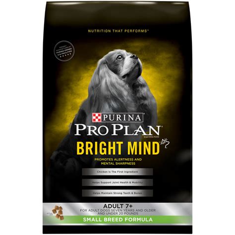 Pro Plan Bright Mind Chicken & Rice Adult Small Breed Dog Food | Petco