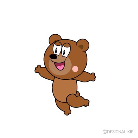 Free Singing Bear Cartoon Clipart Image | Charatoon