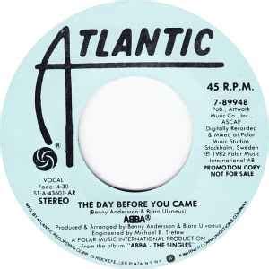 ABBA – The Day Before You Came (1982, Vinyl) - Discogs